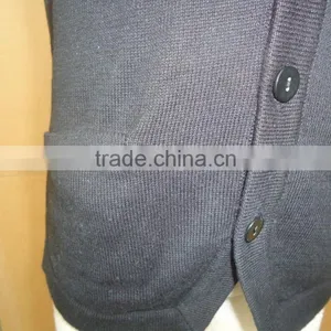 Baby Kids V-neck Button Down Sleeveless Sweater Vests With Pockets thumbnail-2