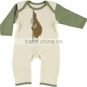 Printed Autumn Wear Long Sleeve Custom Infant Organic Cotton Wholesale Import New Born Baby Clothes thumbnail-4