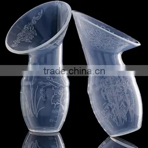 With Lid Silicone Breast Milk Pump Food Grade Silicone Breast Pump Simple Humalactor thumbnail-3