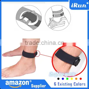 Racing Neoprene Hook and Look Leg Strap Waterproof-Green Neoprene Timing Chip Bands for Racing Athletes - Ebay/Amozn Supplier thumbnail-4