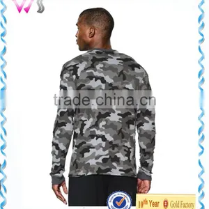 2016 Men Fashion Camo Sport Clothing Crewneck Sweatshirt for Wholesale thumbnail-2