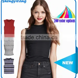 New Arrival Lady's Sleeveless Top Wholesale Fashionable Fitness Tank Top Guangzhou Manufacturers thumbnail-1