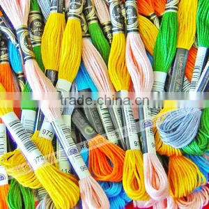 100% Similar DMC 447 Cotton Thread Embroidery Floss Cross Stitch thumbnail-2