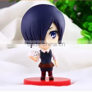 Anime Cartoon Toy Tokyo Ghouls Action Figure Sets of 4pcs Pvc Dolls Q Version Tokyo Ghoul Figure thumbnail-5