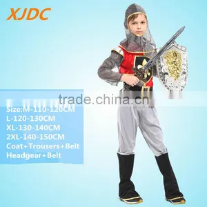 Hot Sale Cosplay Warrior Design Children Roman Halloween Costume thumbnail-6
