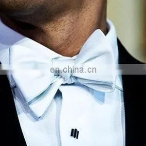 China Manufacturer Wholesale Fashion White Bow Tie thumbnail-2