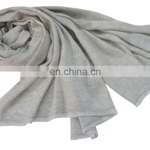 Woolen Pashmina Shawls, Wholesale India Scarfs Solid Design for Women thumbnail-1