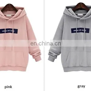 Clothing Factory China Supplier Crewneck Sweatshirt Women Dropped Shoulder Cotton Sweatshirt thumbnail-3