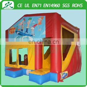 Castle Type Used Commercial Inflatable Bouncers For Kids, Air Bouncer Inflatable Trampoline For Sale thumbnail-2