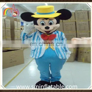 Lovely Mickey Mascot Costume, Plush Figure Mickey With Suit Cosplay Costume thumbnail-1