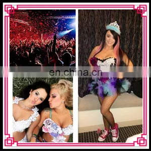 Aidocrystal Handmade Santa Lingerie Sets Underwear Fancy Dress Rock Star Dress Bra thumbnail-1