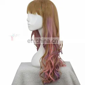 Styler Brand Wholesale Party Cheap Long Brown Cosplay Wigs thumbnail-3