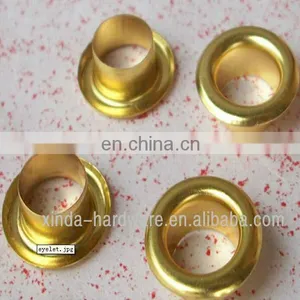 Gold Color 13mm Metal Eyelets With Washer Brass Eyelets For Clothing thumbnail-1