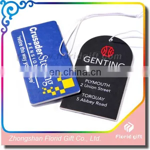 Make Hanging Paper Car Shape Air Freshener ,custom Paper Air Freshener for Pomotion thumbnail-5