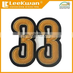 Felt Applique Number Embroidered Patch thumbnail-1