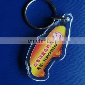 High Quality Photo Insert Custom Bear Shape Keychain Acrylic thumbnail-1