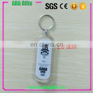 Plastic Square Shape Photo Key Chain thumbnail-3