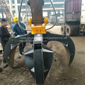 Rotating Orange Peel Grapple for Excavator thumbnail-4