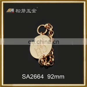 Zinc Alloy Material Logo Metal Zipper Pull,decorative Zipper Puller thumbnail-1