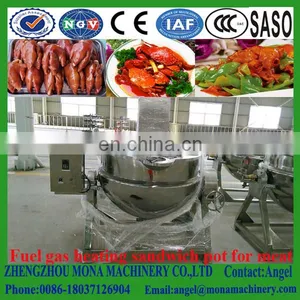 Sugar Cooking Melting Kettle/jacketed Cooking Pot for Jam thumbnail-3