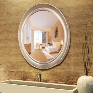 European-style Wall Mirror Bathroom Mirror Oval Bathroom Wash Mirror Decorative Mirror thumbnail-1