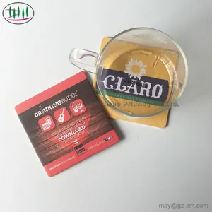Absorbent Paper Coaster For Drink Bar thumbnail-5