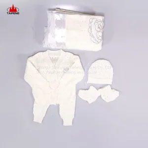 Baby Sweater and Baby Blanket Suits Long Sleeve Lace Baby Shawl thumbnail-1