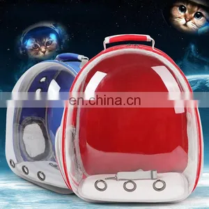 Wholesale Trend Transparent Capsule Cat Shoulder Bag Out Portable Breathable Pet Space Bag thumbnail-3
