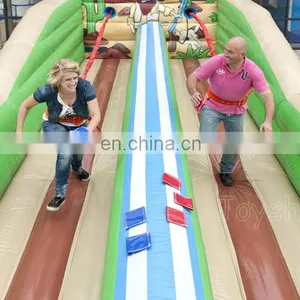 Western Theme Inflatable Bungee Run Wipeout Sport Game For Sale thumbnail-5