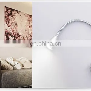 Export Quality Led Hotel Gooseneck Wall Lamp Aluminum Energy Saving Modern Led Lamp Flexible Night Stars Bedroom Lamp thumbnail-2