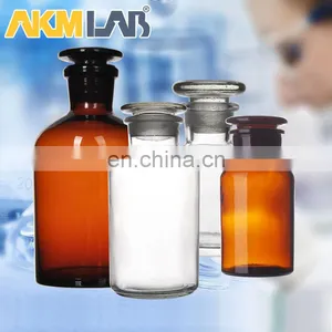 AKMLAB 100ml Borosilicate Reagent Bottle With Blue Plastic Cap thumbnail-6