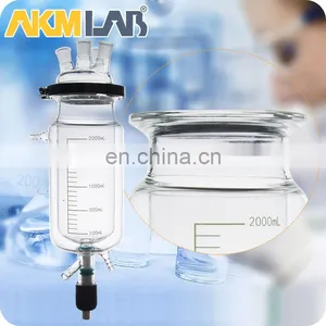 AKMLAB 2L Laboratory Jacketed Glass Reactor Price thumbnail-5