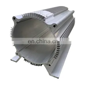 SHENGXIN Big Size Color Powder Coated Aluminum Extrusion Enclosure for Electric Motor Shell Aluminium Alloy Case thumbnail-2
