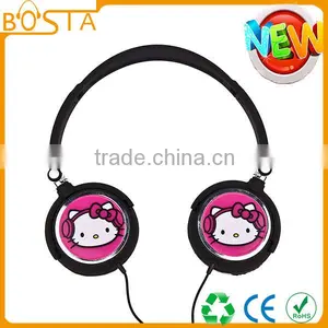 2015 Updated Good Leather Hello Kitty Animation Headphone thumbnail-3