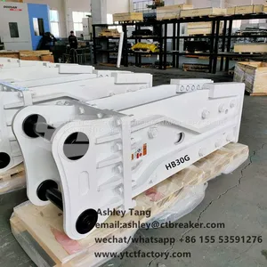 China Excavator Attachment Hydraulic Concrete Rock Breaker Jack Hammer Breaking Hammer Hb40g Hb30g Hb20g HB15G thumbnail-3