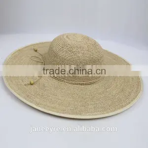 Handmade Fashion Raffia Hats Women Straw Hat Wholesale thumbnail-3