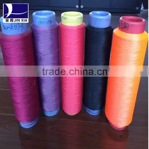 Fire- Resistant DTY Dope Dyed Polyester Yarn Customized thumbnail-2