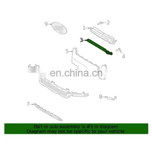 OEM LR134880 Grille Moulding For Land Rover New Defender 110 2020 Radiator Grille thumbnail-3