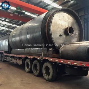 1-8 Tons Small Tire Pyrolysis Reactor Furnace For Oil Carbon Black Steel thumbnail-4