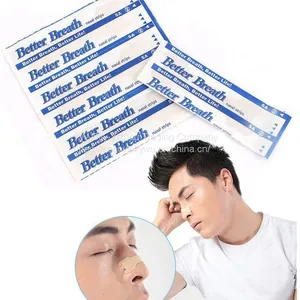 Manufacture Soft Adhesive Breathable Tape Anti Snoring Patch Nasal Strip thumbnail-1