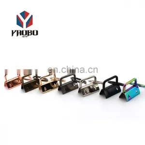 Quality Assuredc Decorative Custom Metal Key Fob Hardware Tail Clip With Keyring thumbnail-5