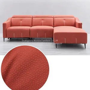 Italian Minimalist Living Room Combination Fabric Sofa Three-Seat High-Quality L-Shaped Cotton And Linen Chaise Longue Sofa thumbnail-3