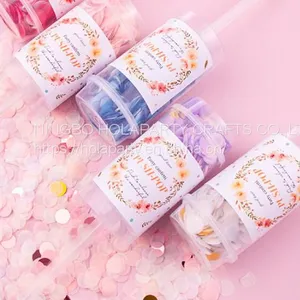 Push Pop Confetti Popper for Wedding Party Celebrations Gender Reveal Party thumbnail-1