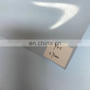 950gsm 1000denier 30x30 Flame Retardant High Strength Panama Weave High Speed Door Pvc Tarpaulin thumbnail-1