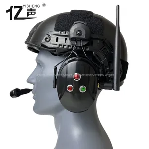 Hands-free Two-way Voice CommunicationsFull Duplex Wireless Noise Reduction Intercom Headset“YISHENG” YS-QSG-9PS Series Fast Helmet Style thumbnail-2