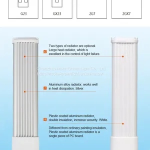 China Supplier 2Pin LED Plug Tube Light 6W G23 PL Lamp thumbnail-5