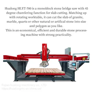 Automatically Premium PLC Machinery Monoblock Bridge Stone Saw Machine for Granite Marble Quartz Tile Slab Cutting Dekton thumbnail-3
