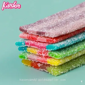 Good Quality Fruit Flavors Sour Belt Gummy Candy thumbnail-3