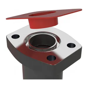 Plastic Pipe Flange Protectors Split Hydraulic Flange Connections Cover Plugs SHF Series thumbnail-3