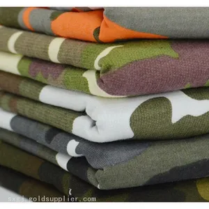 High Quality Coarse Needle Knit Military Camouflage Printed Fabric thumbnail-3